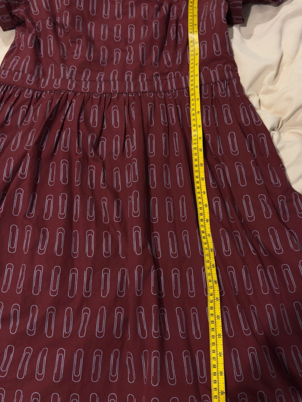ModCloth paperclip dress size XL. Excellent condition. - Picture 3 of 3